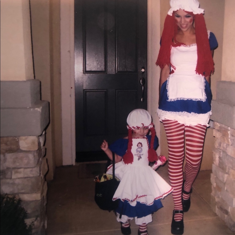Raggedy Ann children custom made costume